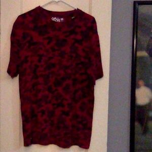 LRG red camo t-shirt